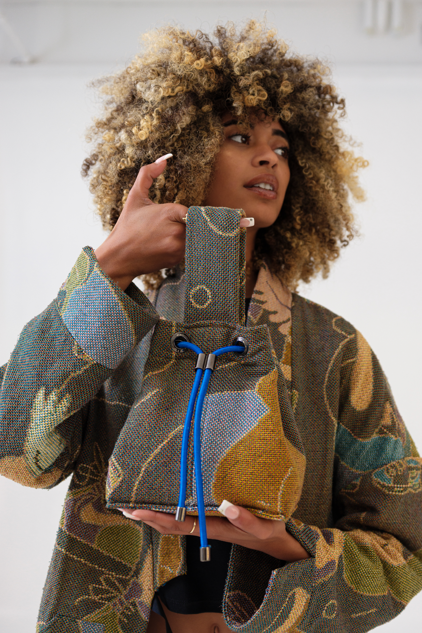 Tapestry Bucket Bag