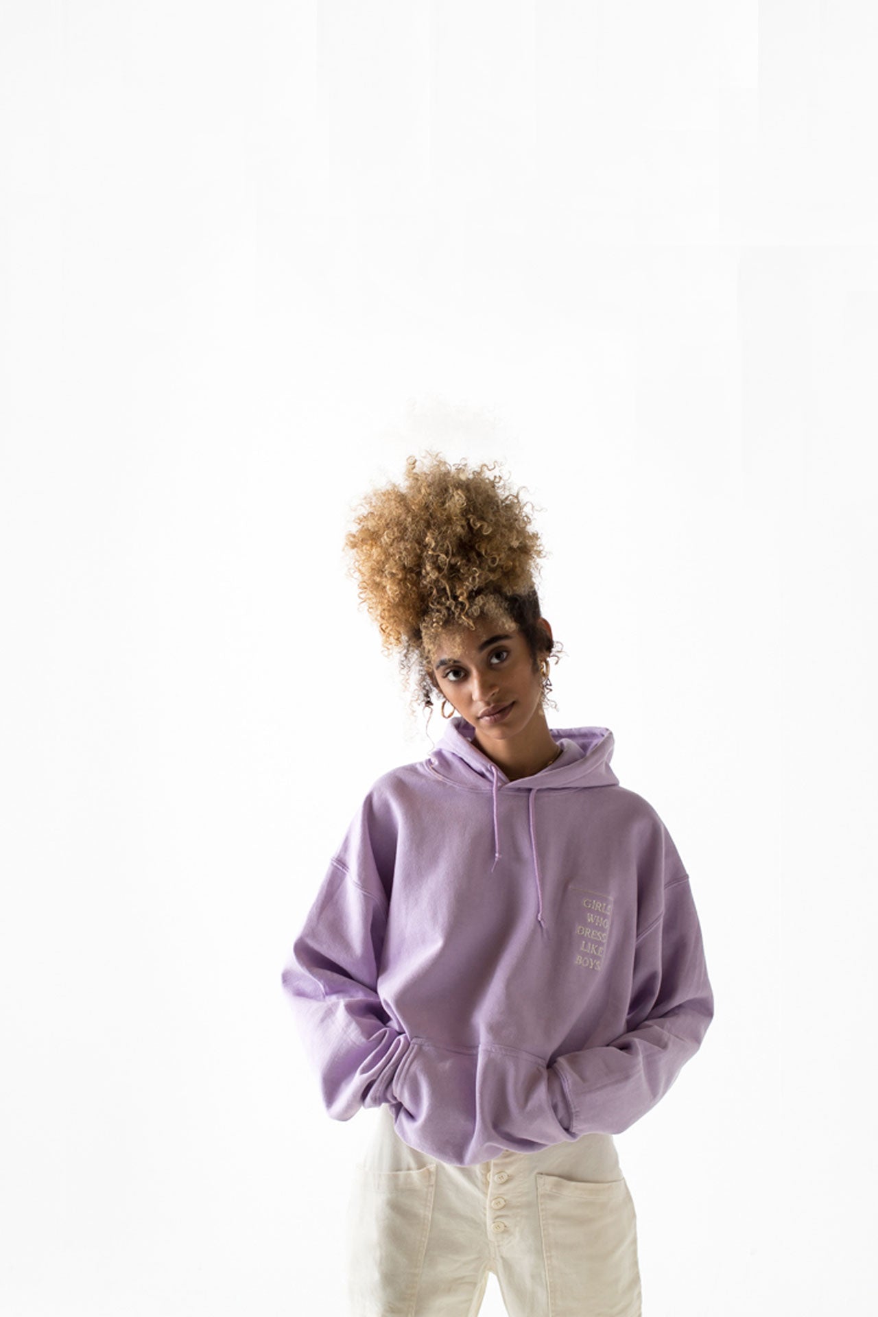 Girls Who Dress Like Boys Pullover Hoodie
