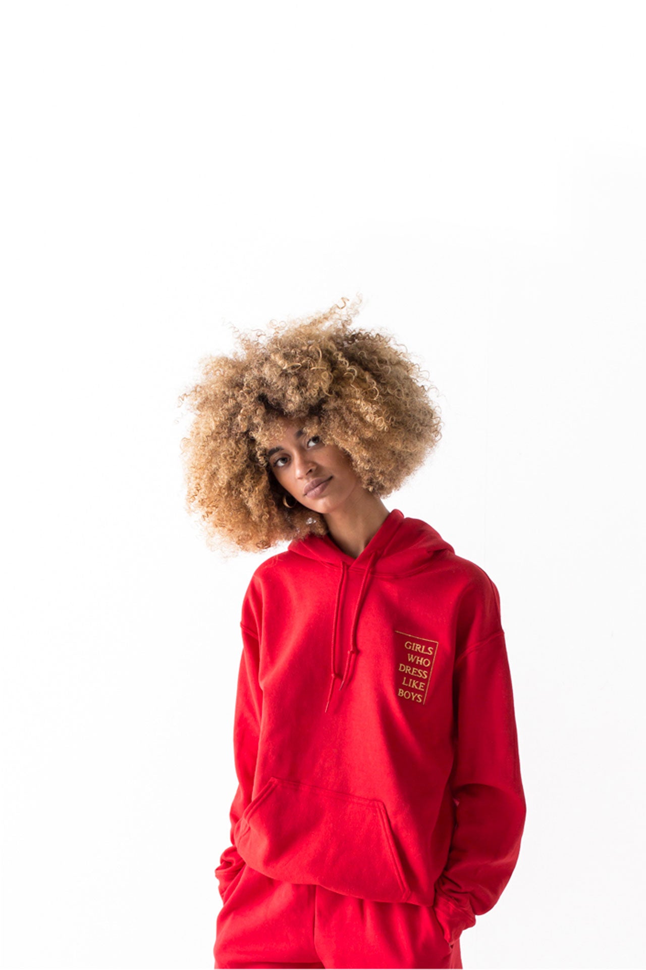 Girls Who Dress Like Boys Pullover Hoodie