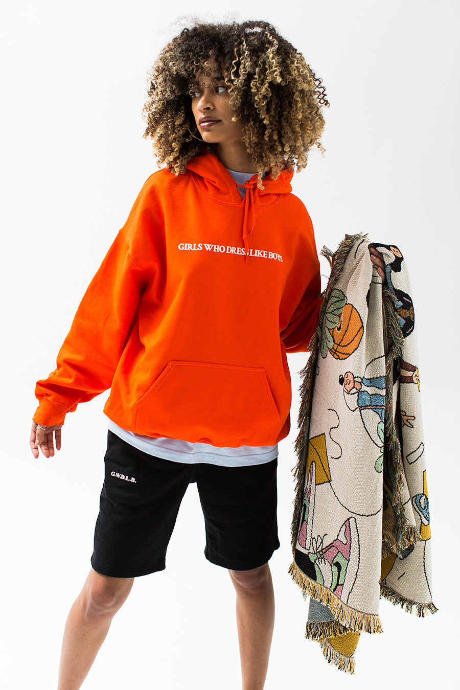 Girls Who Dress Like Boys Logo Hoodie