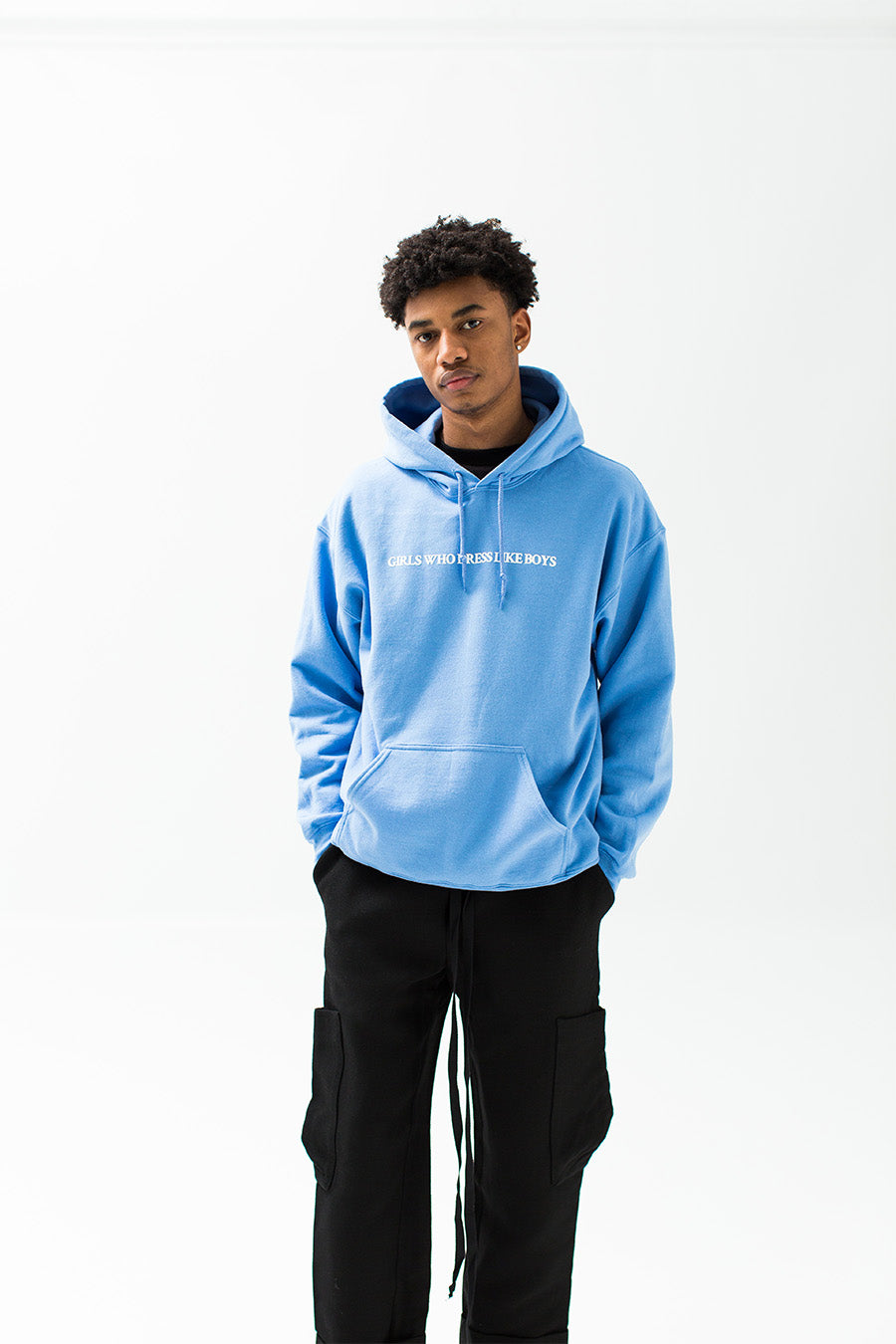 Girls Who Dress Like Boys Logo Hoodie