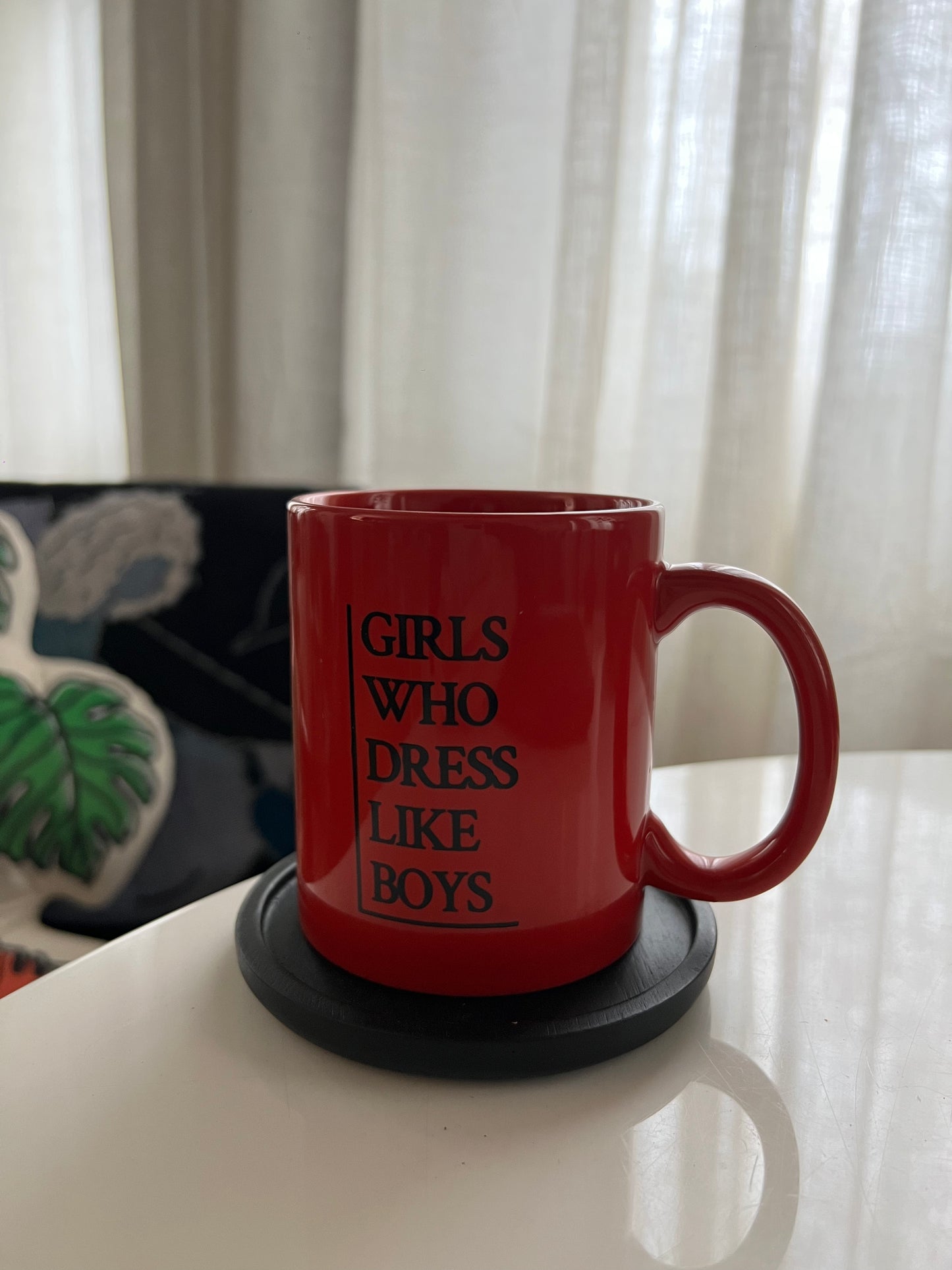 Girls Who Dress Like Boys Red Mug